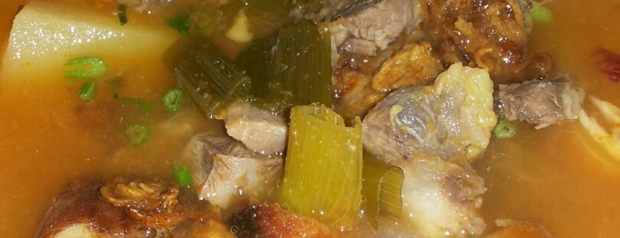 Soto mie pak kumis is one of Hunting foods.