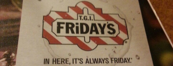 TGI Fridays is one of Tempat yang Disimpan JJ.