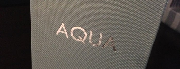 Aqua Restaurant and Lounge is one of Locais salvos de Brad.