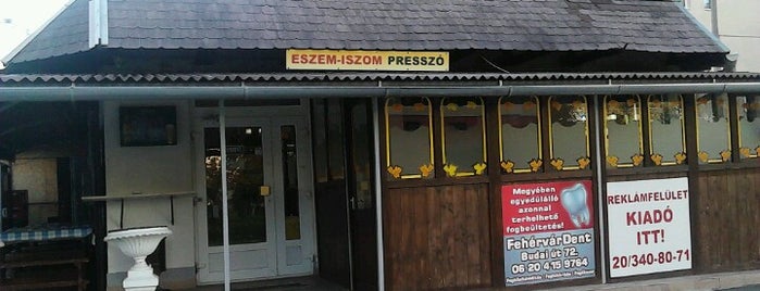 Eszem-Iszom Presszó is one of A.