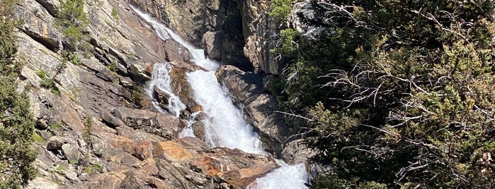 Hidden Falls is one of Jackson Hole, WY.