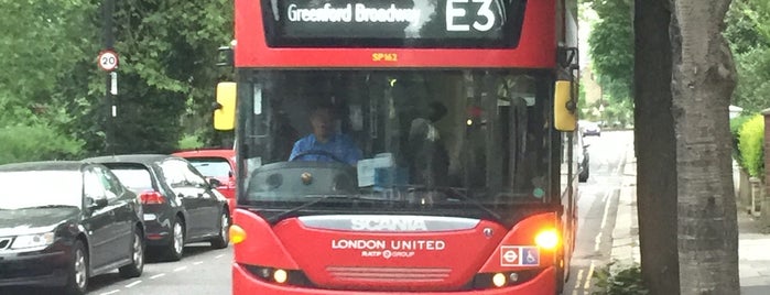 TfL Bus E3 is one of My London Haunts.
