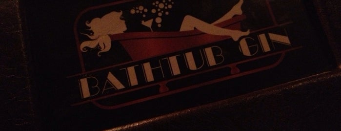 Bathtub Gin is one of bars to try.