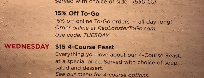 Red Lobster is one of Food - Plano.