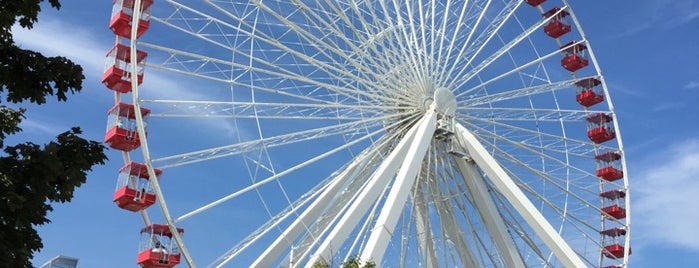Ferris Wheel at Navy Pier is one of Chicago.