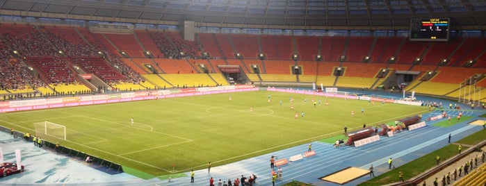 Luzhniki Stadium is one of Зайду ещё.