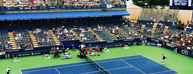 Citi Open Tennis @ William H.G Fitzgerald Tennis Center is one of Allison 님이 좋아한 장소.