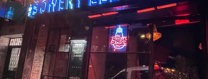 The Bowery Electric is one of Manhattan 4sqlist with a really, really, long name.