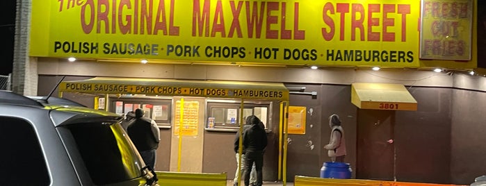 The Original Maxwell Street is one of Snausages, Pizza Cats and Burger Time!.