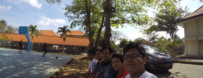 Lapangan basket poltek is one of home area.