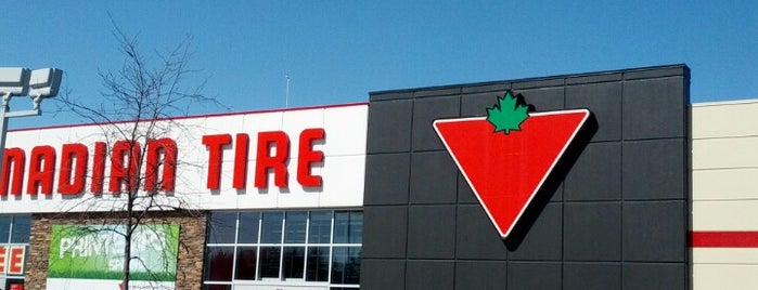 Canadian Tire is one of Endroits.