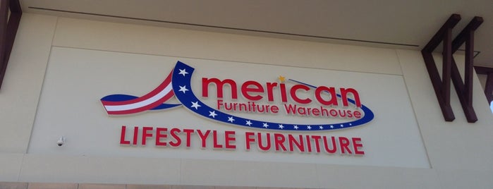 American Furniture Warehouse is one of สถานที่ที่ Evie ถูกใจ.