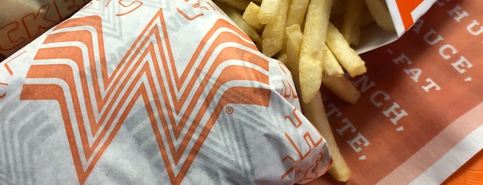 Whataburger is one of Trinas Spots.