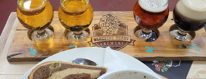 Bleeding Heart Brewery is one of Locais curtidos por Jim.