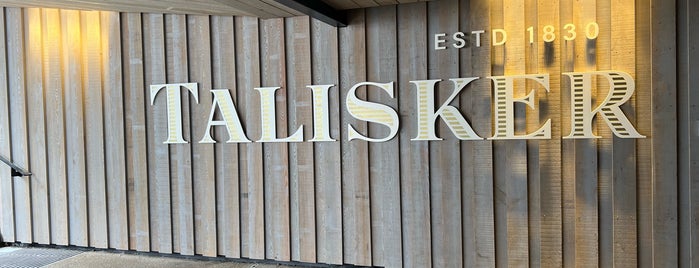 Talisker Distillery is one of Skye.