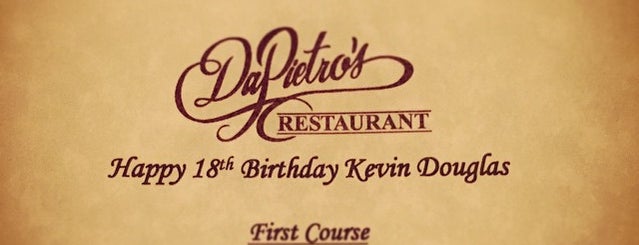 Da Pietro's Restaurant is one of The Wil List - CT.
