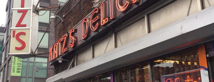 Katz's Delicatessen is one of NYC Eats.