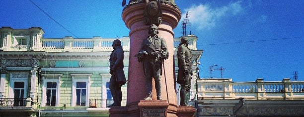 Екатерининская площадь is one of Прогулка Кати и Пети по Одессе.