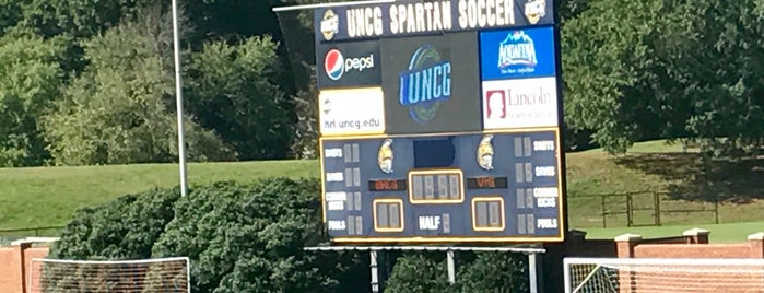 UNCG Soccer Stadium is one of Joshua's Saved Places.