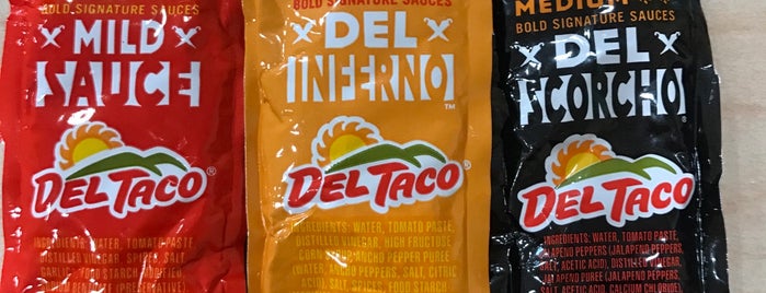 Del Taco is one of Place's to eat.