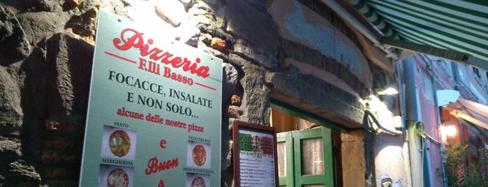Pizzeria Fratelli Basso is one of 5 Terre.