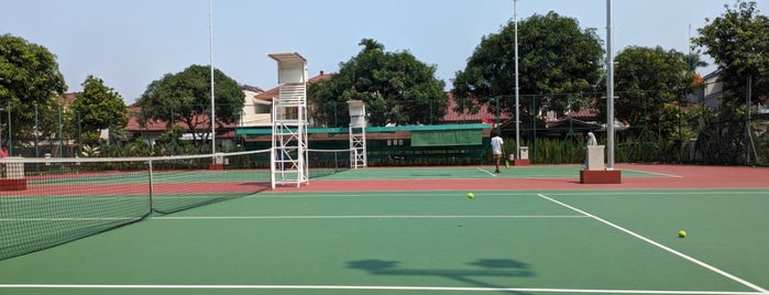 Lapangan Tenis Bona Indah is one of Ace Badge (Tennis Court) in Jakarta Indonesia.