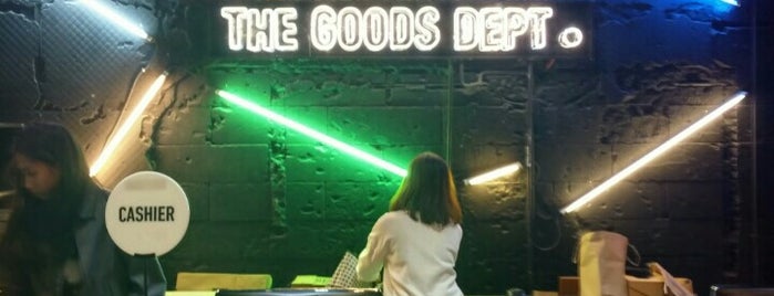 THE GOODS DEPT • is one of CGK.
