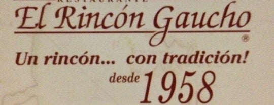 El Rincón Gaucho is one of Locais curtidos por Diego.