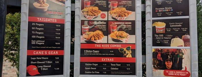 Raising Cane's Chicken Fingers is one of The 15 Best Places for Juice in St Louis.