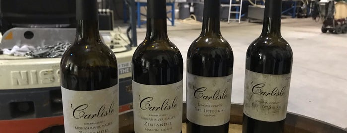 Carlisle Winery is one of Napa/Sonoma.