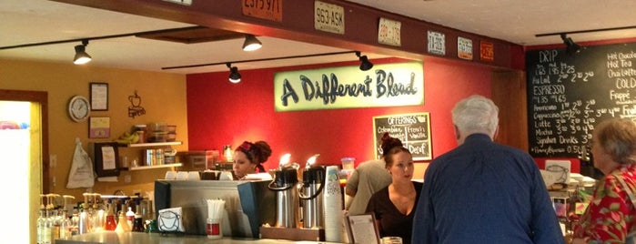 A Different Blend is one of Restaurants Tried.