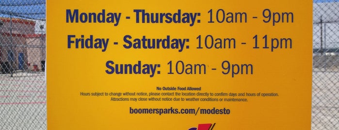 Boomers! is one of Modesto.