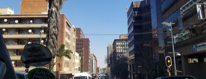 Braamfontein is one of Johannesburg, South Africa.