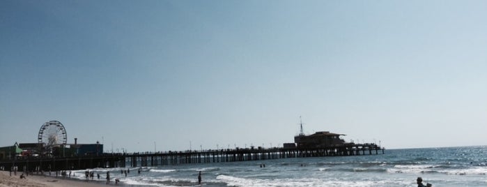Santa Monica State Beach is one of LA.