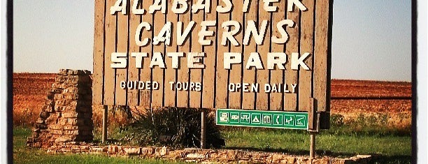 Alabaster Caverns State Park is one of สถานที่ที่บันทึกไว้ของ Jake.
