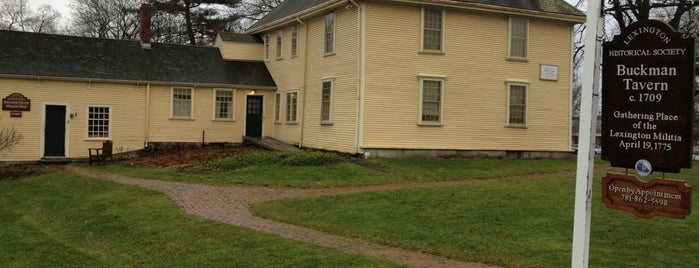 Buckman Tavern is one of Concord, MA.