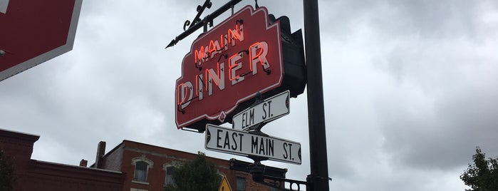 Westfield Main Diner is one of NY STATE LINE.