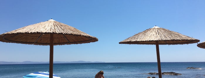 Juji beach bar is one of Chios Ιsland.