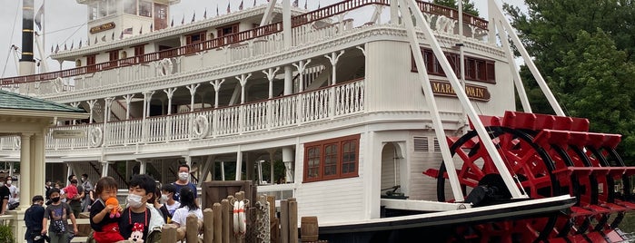 Mark Twain Riverboat is one of ディズニーランド.