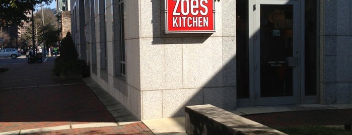 Zoës Kitchen is one of Places to eat.