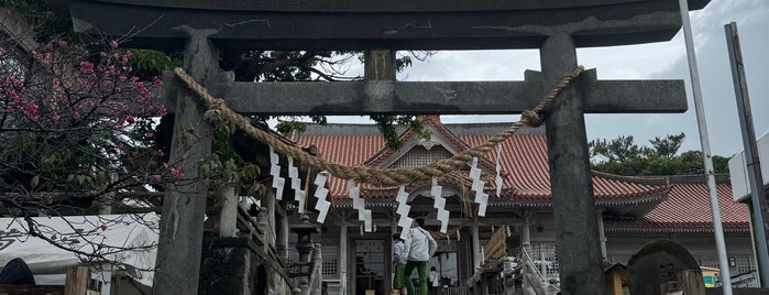 Futenma Shrine is one of Jリーグ必勝祈願神社.