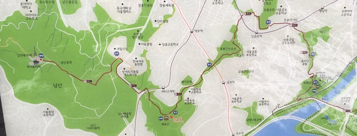 한남더힐 (The Hill) 뒷산 is one of Korea - SEOUL.