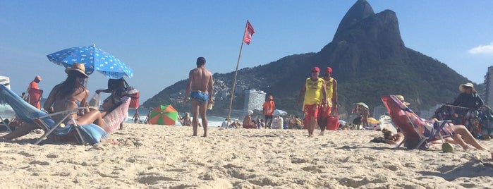 Leblon Beach is one of Rio.