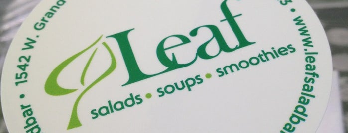 Leaf Salad Bar is one of Gooo.