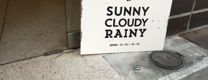 SUNNY CLOUDY RAINY is one of 蔵前散策.