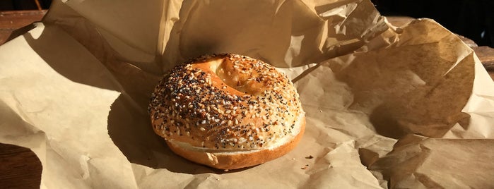 Meshuggah Bagels is one of KC MO.