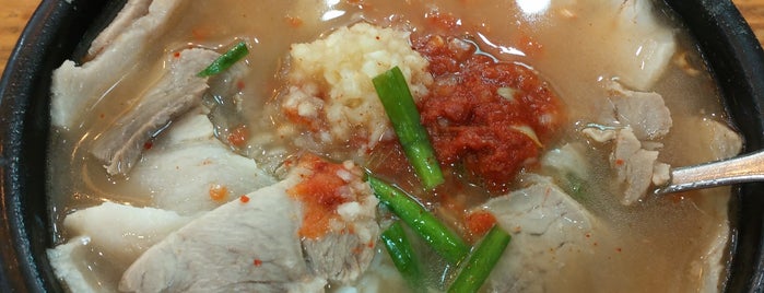 Hapcheon-Illyu Pork Rice Soup Restaurant is one of 식신 취리 맛집.