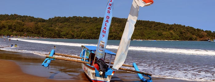 Pantai Pangandaran is one of Wisata Green Canyon Pangandaran.