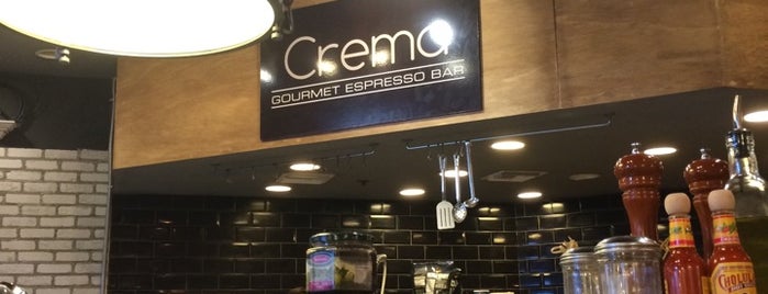 Crema Gourmet Espresso Bar is one of E’s Liked Places.
