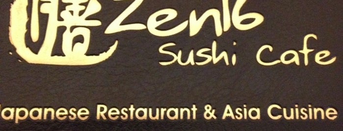 Zen16 Sushi is one of Favorite affordable date spots.